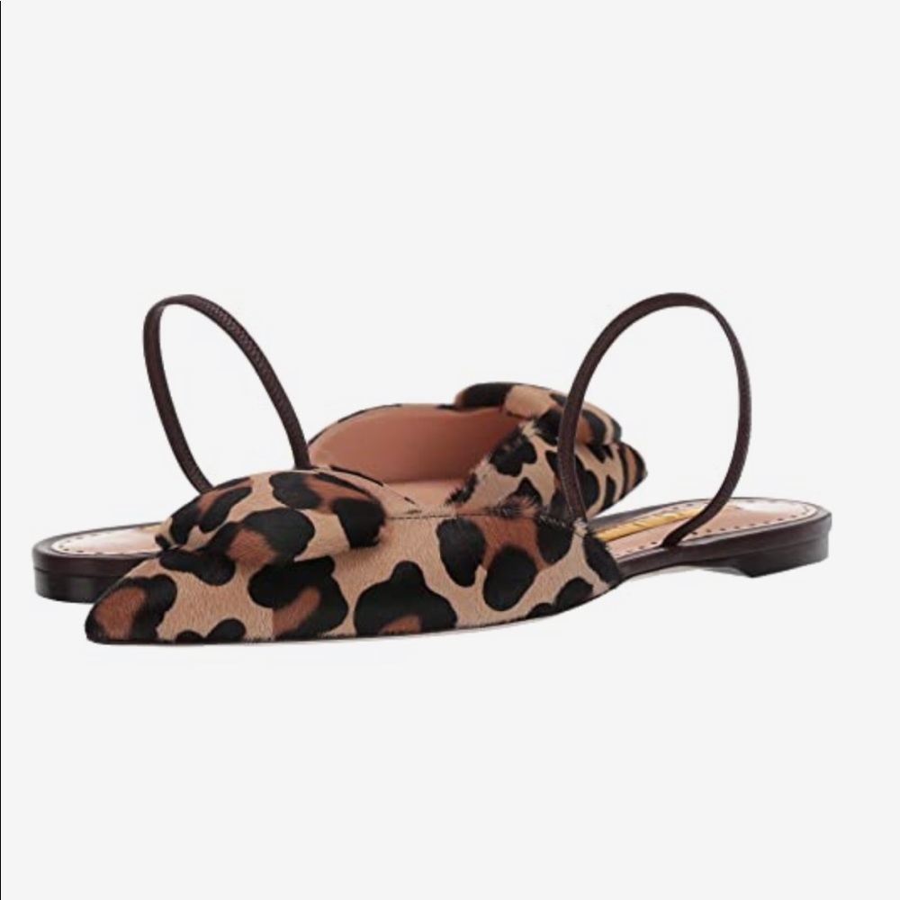 Like NEW Rupert Sanderson Leopard Sabine Flats - Picture 3 of 10